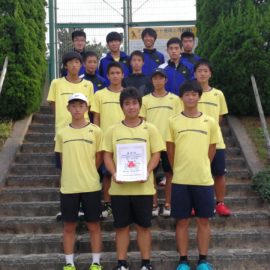 【男子テニス】チャンピオンシップトーナメント島根県高校生大会結果